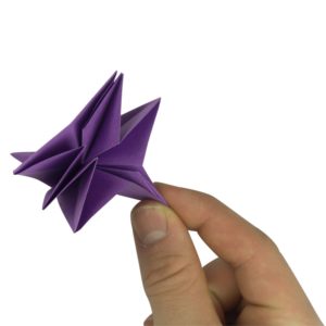 Origami Blume Schritt 26