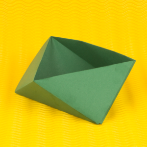 【Kleine Schachteln falten - Dreiecksschachtel - 8 Schritte Origami Box】