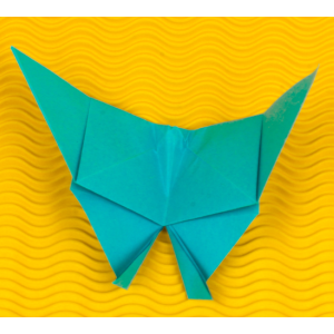 【ᐅᐅ】Anleitung Origami Schmetterling basteln - Einfach falten aus Papier