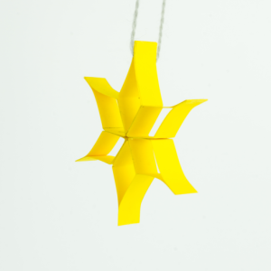 3D Stern basteln - Weihnachtsstern aus Papier basteln - Anleitung!
