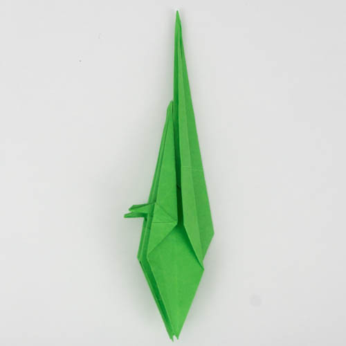 Origami Papagei falten