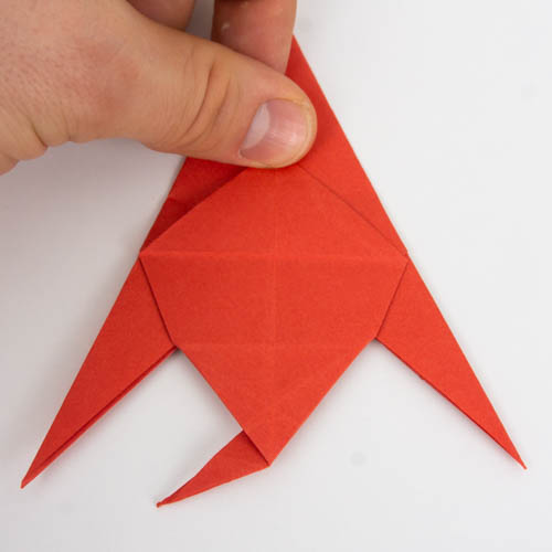 Origami Fisch falten - Schritt 28